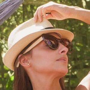 Panama Jack Tan Fedora with Black Band